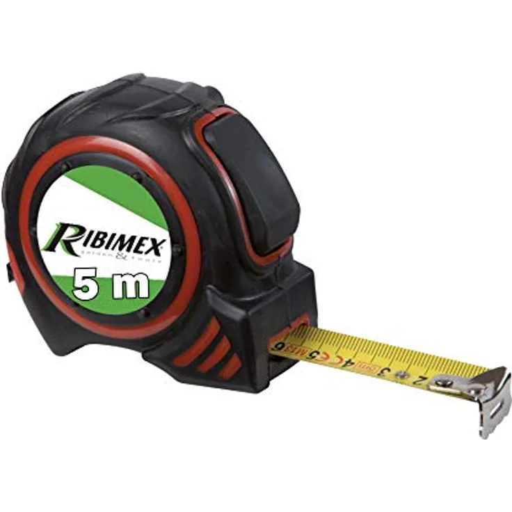 RIBIMEX PRMES05X19 Selbstsperrendes Messgerät, 5 m