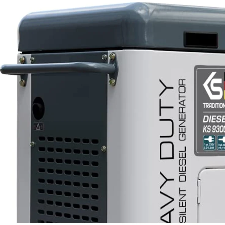 Könner & Söhnen Diesel-Generator KS 9300DE-1/3 ATSR EUROV, Notstromquelle für Privathaushalte und Kleinunternehmen – Bild 7