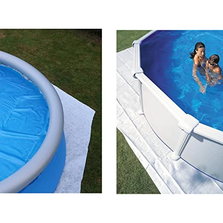 Heissner Profi Teichvlies "EXTRA STRONG", 4 x 4 m, 200 g/m², stabil und langlebig – Bild 2