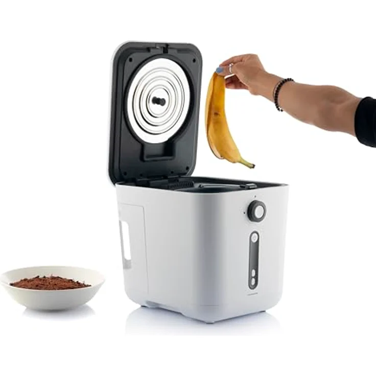 InnovaGoods® 3 Liter elektrischer Küchenkomposter, idealer Komposter für das Recycling von organischen Abfällen, geruchloser Abfalleimer, elektrischer Komposter mit Antihaftbeschichtung – Bild 2