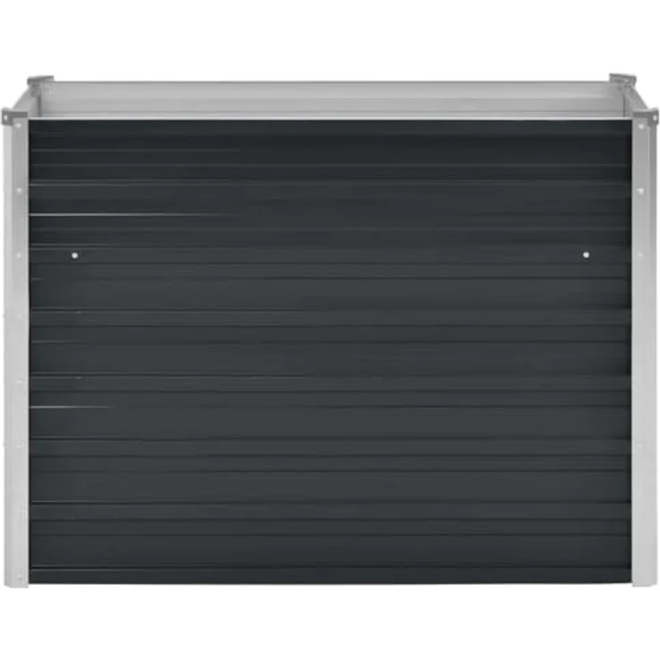 vidaXL Garten-Hochbeet Anthrazit 100 x 40 x 77 cm Verzinkter Stahl – Bild 7