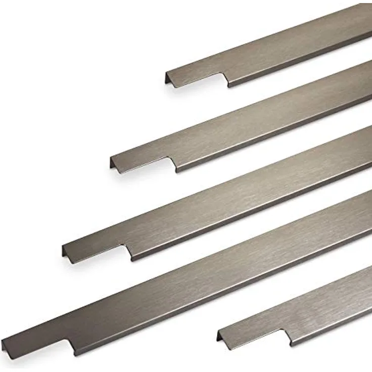 Möbelgriff BLANKETT 145 mm Edelstahloptik gebürstet Hinterschraubgriff Griffleiste Schrankgriff Küchengriff von SO-TECH® - Preisvergleich