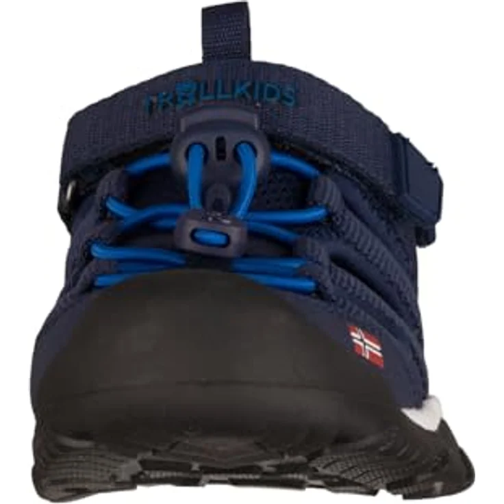 Trollkids Kid's Kristiansand Sandal XT, Sicherheitssandalen für Jungen, mit EVA-Sohle und Klettverschluss, Blau, Größe 34 – Bild 5