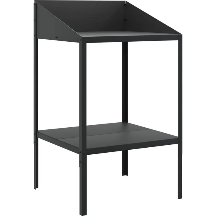 vidaXL Blumenständer Pflanzenständer Anthrazit 56,5x54,5x100 cm Verzinkter Stahl, Robuste Konstruktion, Reichlich Platz, Innen- und Außenbereich geeignet – Bild 1