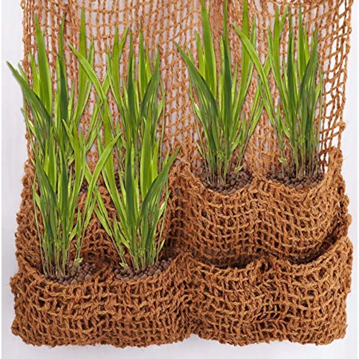 25m Böschungsmatte Ufermatte Kokos 1m breit Teichfolie Kokosmatte 450g – Bild 3