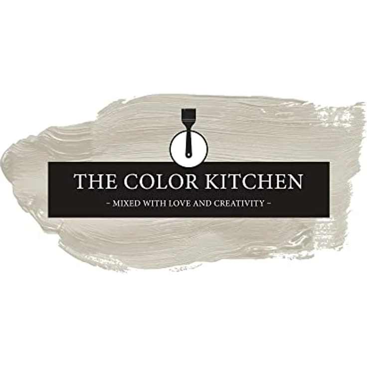 A.S. Création The Color Kitchen Wandfarbe Taupe "Opened Oyster", matte Innenfarbe, 2,5 l, sehr gute Deckkraft, scheuerbeständig, wasserbasiert, lösungsmittelfrei – Bild 1