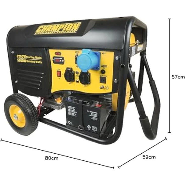 Champion Power Equipment Stromaggregat Benzin 5500 Watt Fernbedienung, 25 l Tank - Preisvergleich – Bild 10