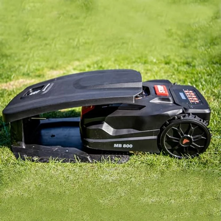 YARD FORCE Mähroboter MB800, effizientes Mulchgerät für Rasenflächen bis 800 m² mit App-Steuerung und 80 Minuten Akkulaufzeit – Bild 6