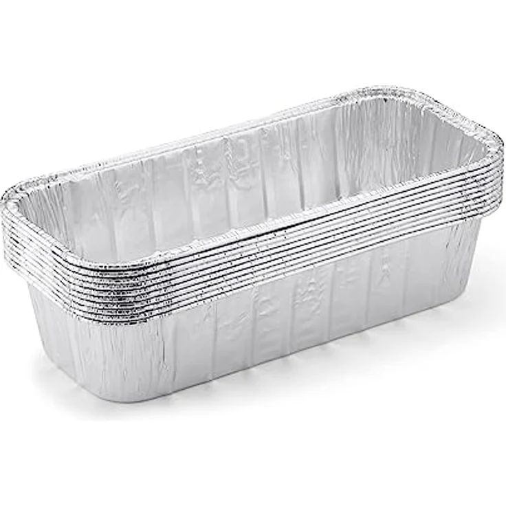 Weber 6498 Alu-Tropfschalen 13x28x6,3 cm, 10 Stck, Einwegschalen, Fettauffangschalen – Bild 5