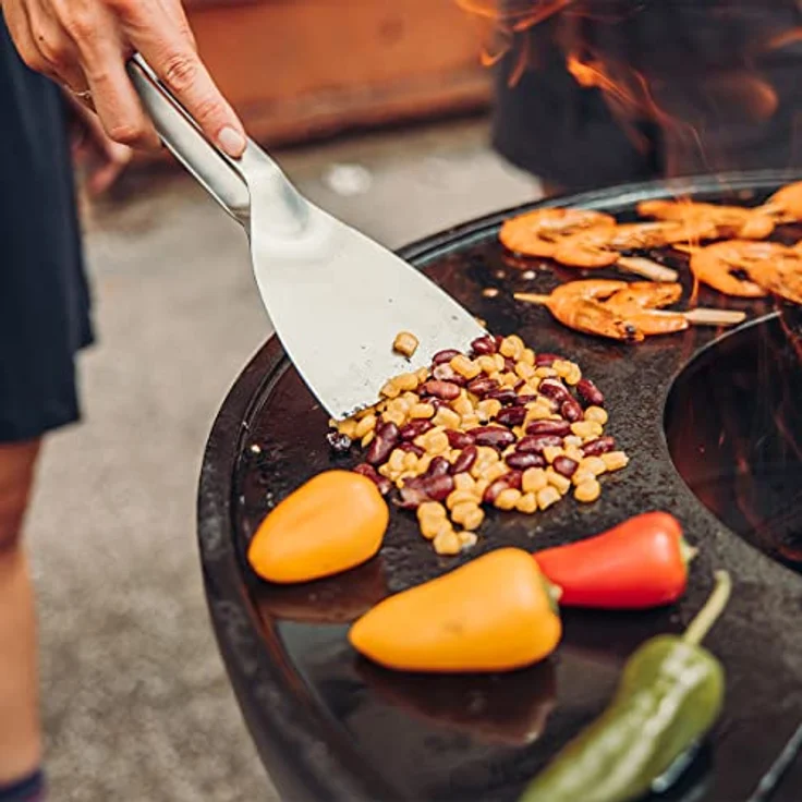 höfats Grillspachtel aus 100% Edelstahl, spülmaschinenfest, für Zerteilen, Verrühren und Reinigen – Bild 2