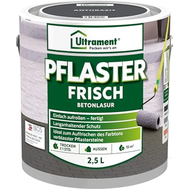 Ultrament Pflaster Frisch 2,5L anthrazit – Bild 2