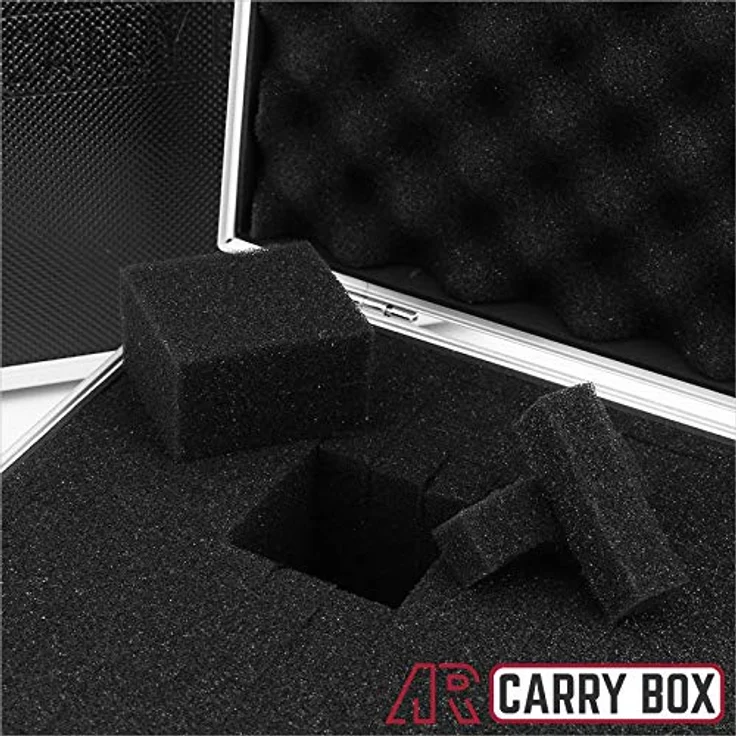 Aluminium Koffer Schwarz Box mit Schaumstoffeinlage 560013 – Bild 7
