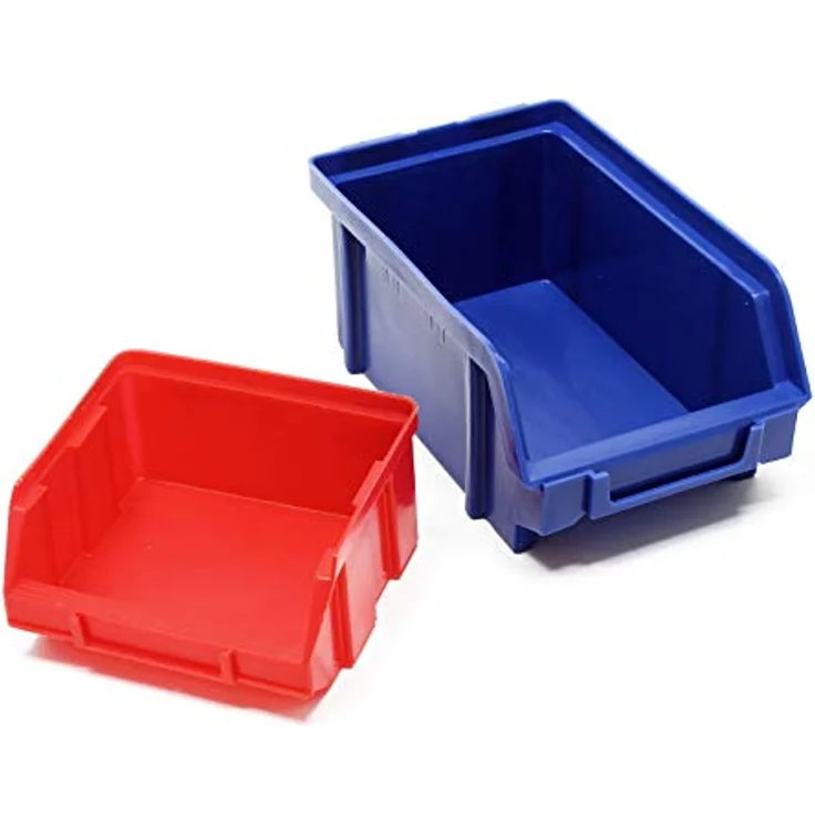 Stapelboxen Setzkasten Werkstatt Lagersystem 30tlg. Halterung Schraubenbox Lagerregal Steckregal - Preisvergleich – Bild 3