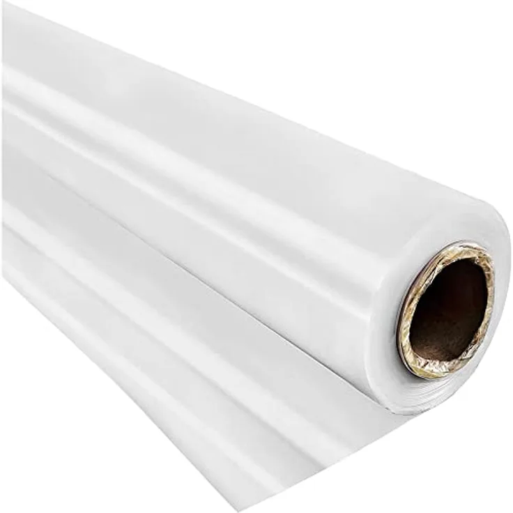 VEVOR Gewächshausfolie, Polyethylen, 4,5 x 12,2 m, Gewächshausabdeckung, Dicke 0,15 mm, Kunststoffe für Gewächshäuser, für Industrie-Projekte, Wohn-, Landwirtschaft, Mauerwerk