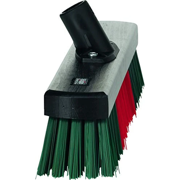 WerkplaatsbezemZwart hout, met stevige rood/groene synthetische vezels – Bild 2