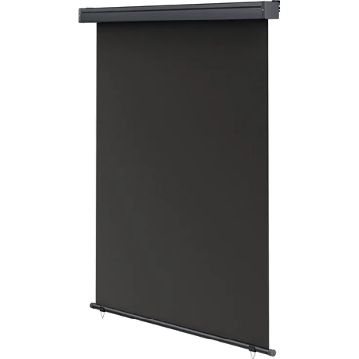 Melko Senkrechtmarkise 100x250 cm Anthrazit, Sicht- und Windschutz für Balkon und Terrasse