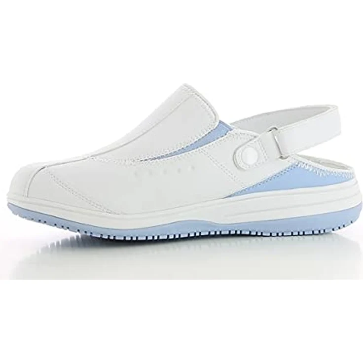 Oxypas IRIS Damen Clogs, rutschfest und antistatisch, blau – Bild 3