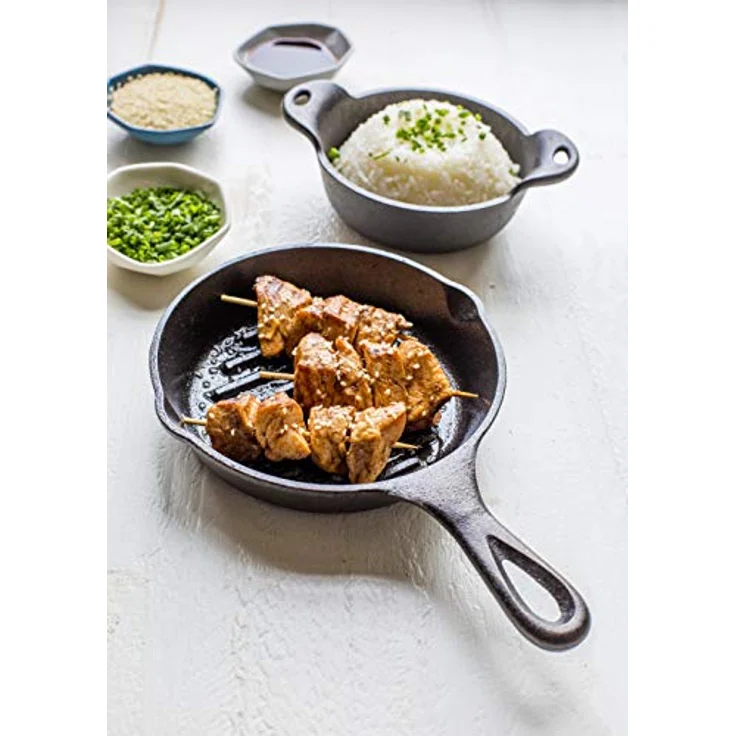Lodge Logic Guss-Grillpfanne rund Ø 17cm – Bild 4