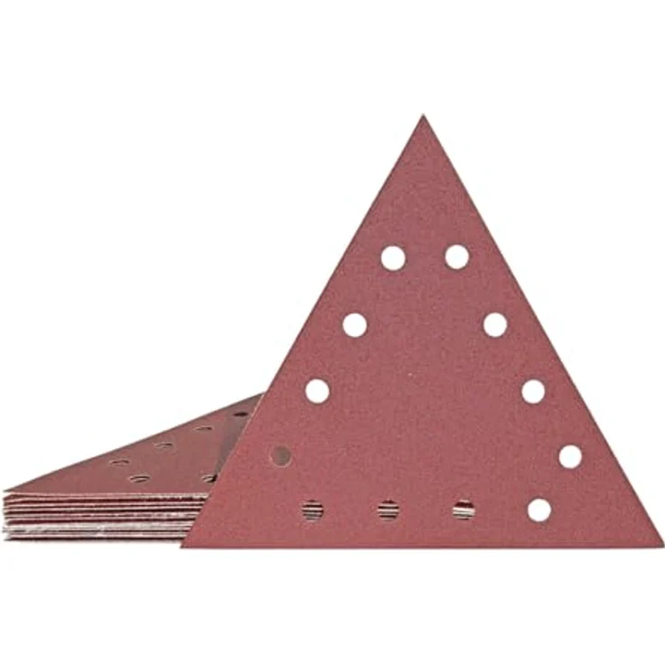 MioTools Fox Klett-Schleifscheiben, 290 x 250 mm, 12-Loch, Normalkorund K60, für Trockenbauschleifer, 25 Stück – Bild 1