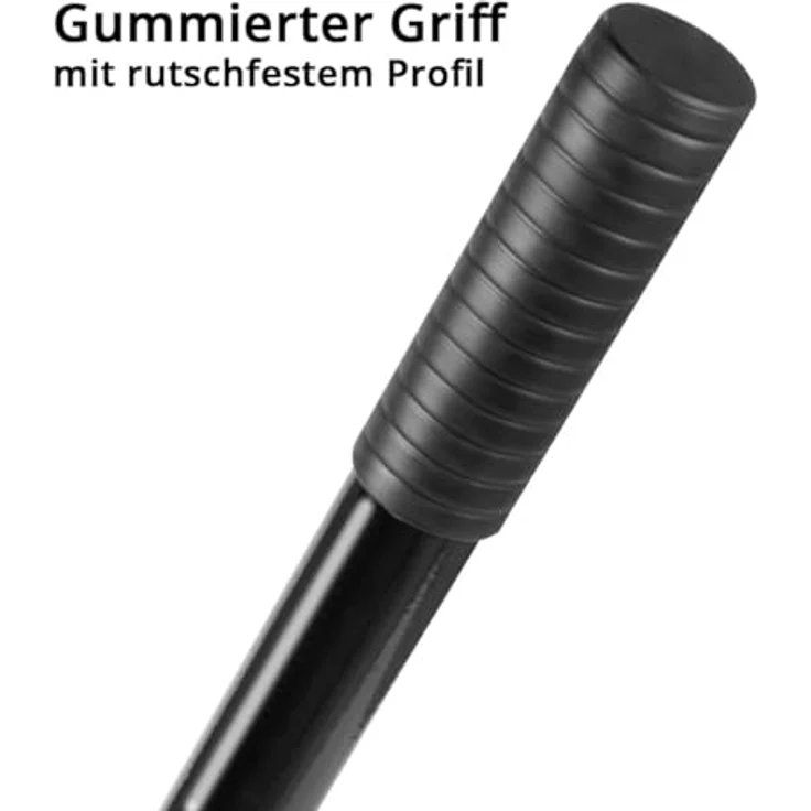 STAHLWERK Zahnstangenheber 48" 3t 104 cm Farm Jack Stockwinde Offroad Wagenheber, robust und vielseitig, gummiertem Griff und breitem Standfuß, in Schwarz – Bild 7