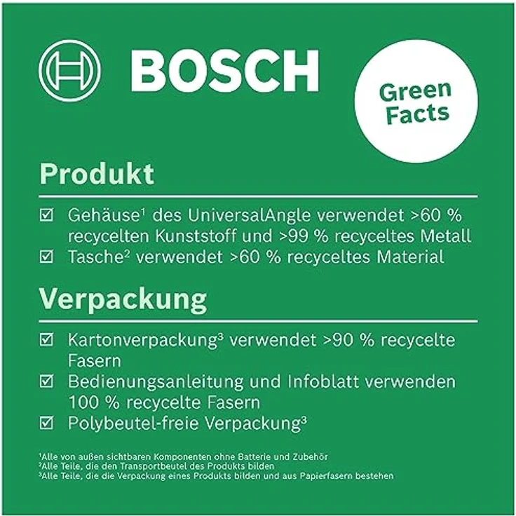 Bosch Home & Garden Winkelmesser UniversalAngle, Schenkellänge 40 cm, Messbereich 0°bis 220°, eCommerce-Karton – Bild 4