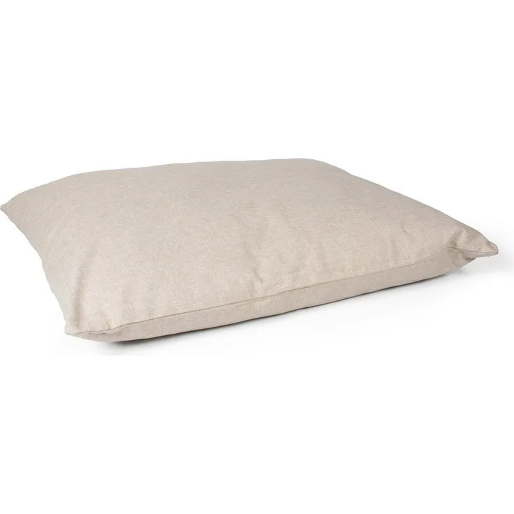 DUVO+ Tierkissen Textura, rechteckiges Hundekissen aus 100% Polyester, beige, waschbar bei 30°C, hergestellt in der EU