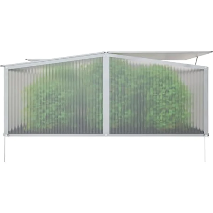 GARMIO® Gewächshaus Calla Klein, Alu Frühbeet, Mini-Gewächshaus, Treibhaus, Frühbeetkasten, Pflanzenbeet, Anzuchtbeet für Garten, mit 4X Hering als Sicherung – Bild 2
