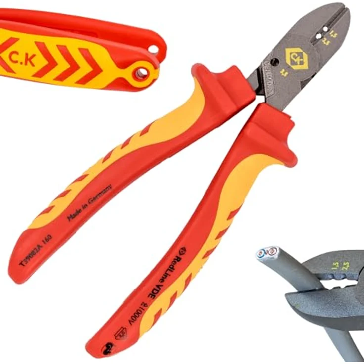 C.K RedLine VDE Combicutter 2, 160 mm, mit verbessertem Griffdesign und VDE-Prüfung bis 10.000 V – Bild 1