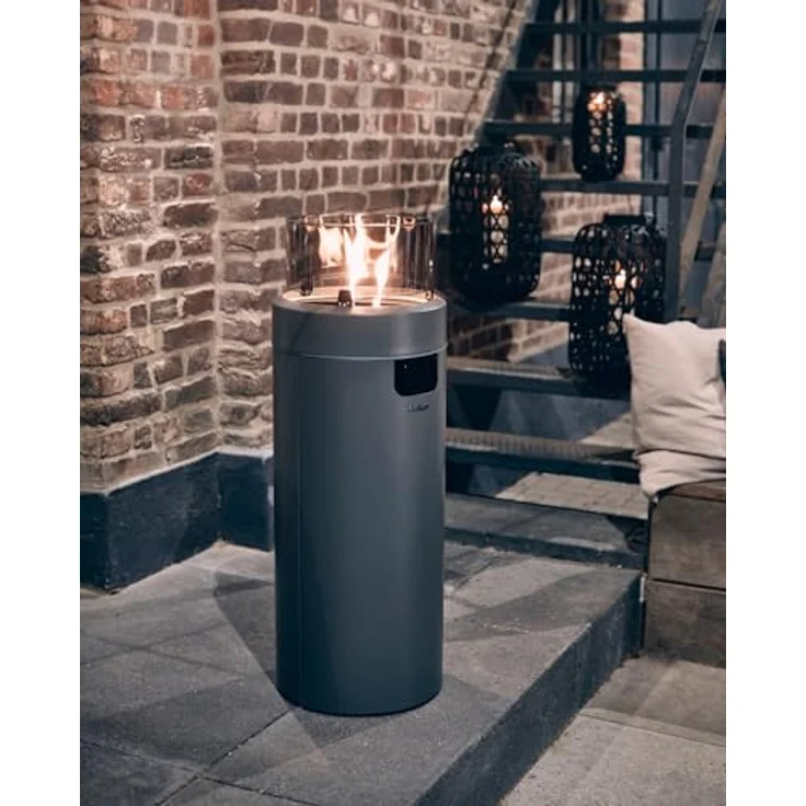 Enders Terrassenfeuer Nova LED Gr. L Grey 2,5 kW Ambiente-Licht und Flamme – Bild 6