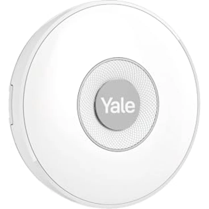 Yale Innensirene AL-IS-1A-W, bis zu 85 dB einstellbare Sirene mit Echtzeit-Benachrichtigungen und Yale Horizon+ Technologie, 1 km Reichweite, kompatibel mit Yale Smart Alarm – Bild 2