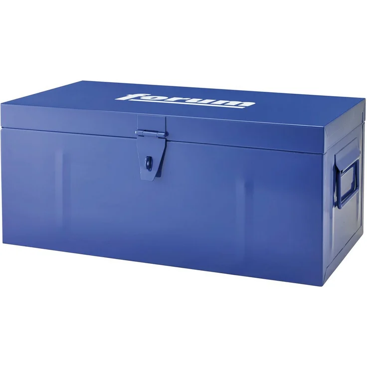 forum® Werkzeugkoffer, Stahlblechkoffer 830 x 440 x 340 mm, spritzwasserdicht mit herausnehmbarem Kleinteileeinsatz – Bild 1
