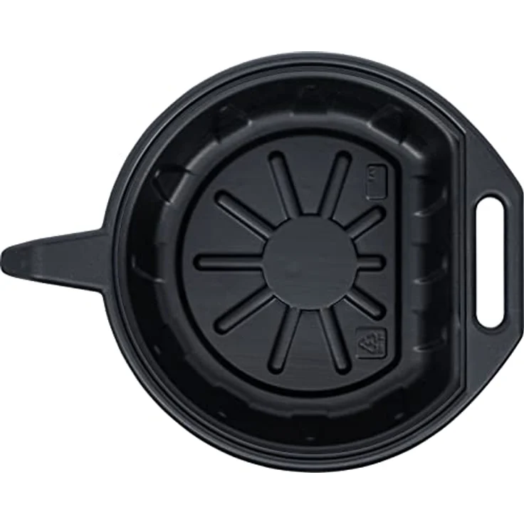 BGS 9979 | Öl-Auffangwanne mit Ausgießer | 3,5 l | Durchmesser: 265 mm | Höhe: 60 mm | Material: HDPE | schlagfest – Bild 4