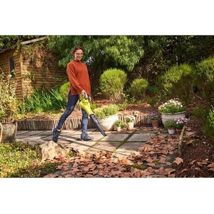 Ryobi Akku-Laubgebläse 18 V ONE+, 245 kmh Luftgeschwindigkeit, mit 4,0 Ah Akku – Bild 3