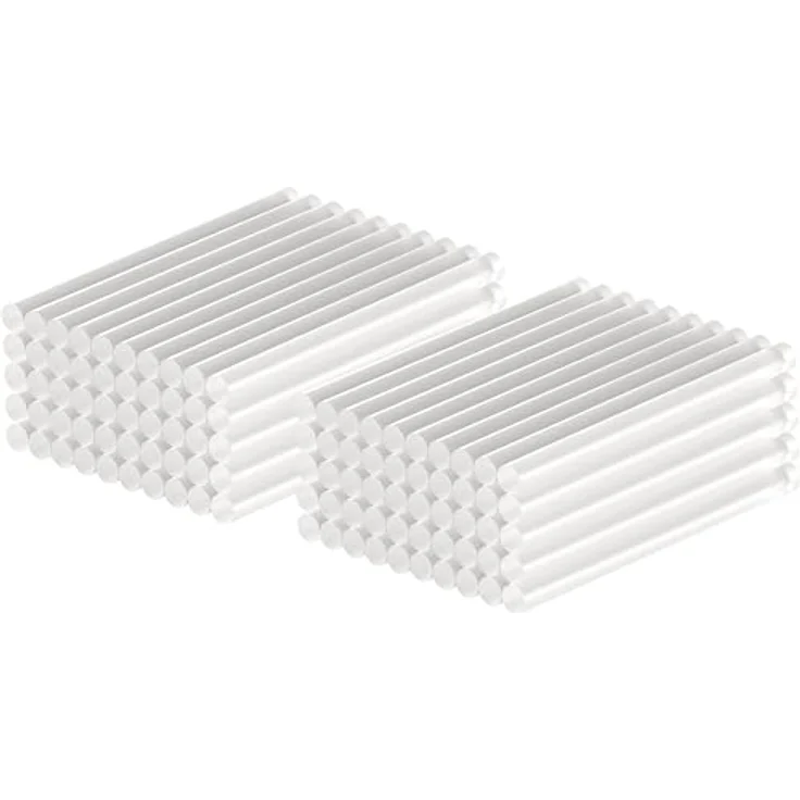 goobay Heißklebepistole Sticks 7x100 mm, 100 Stk, Transparent, schnelltrocknend, für Modellbau und Bastelprojekte, klare Klebestellen – Bild 1