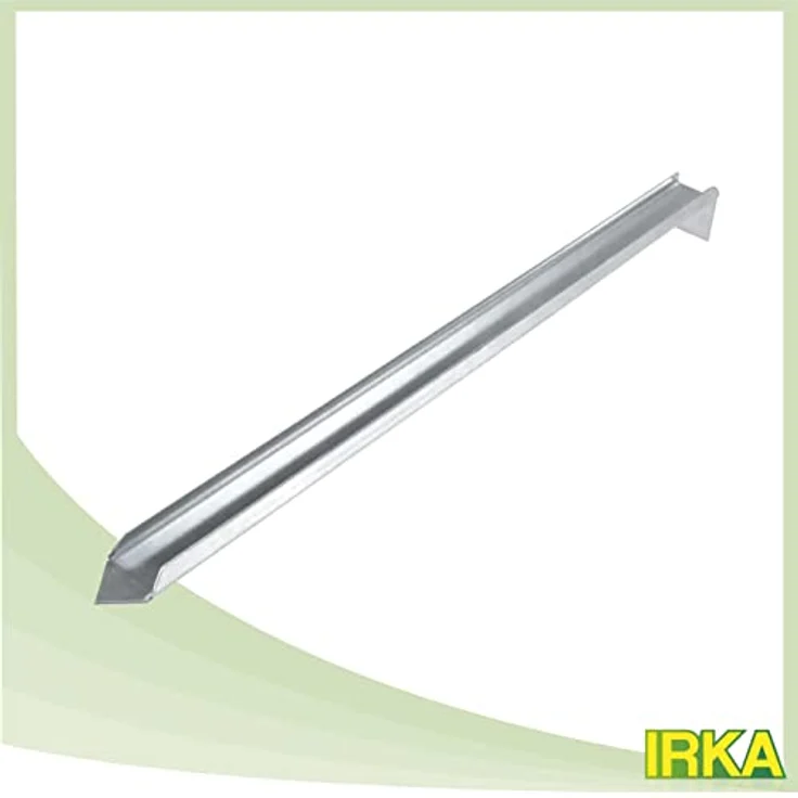 IRKA 1015 Erdanker für Rasenkante, Aluminium-Zink, 450 x 50 x 12 mm, witterungsbeständige Beeteinfassung – Bild 2