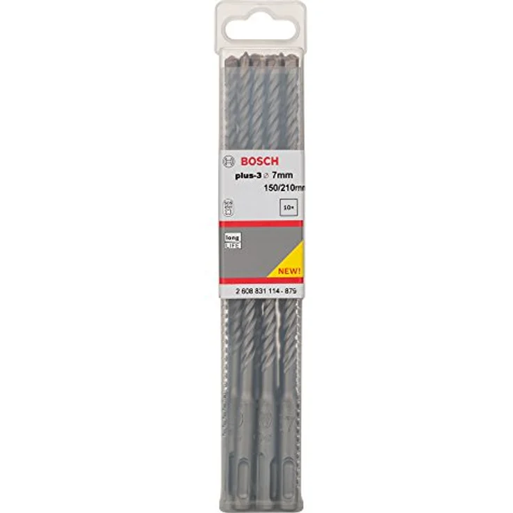 Bosch Professional Hammerbohrer SDS plus-3 für Beton, 7 mm, Höhe 4 cm – Bild 2