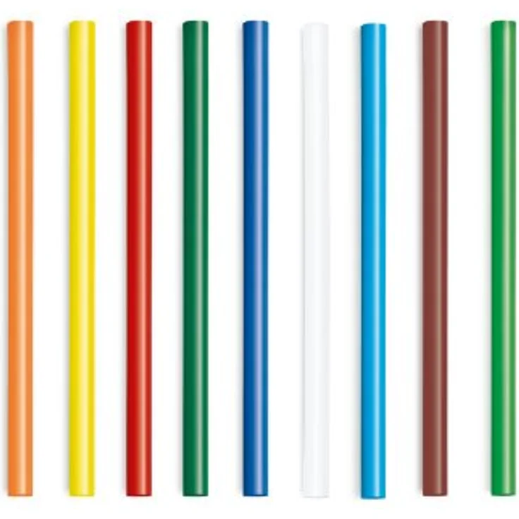 Steinel Klebesticks 85° C Color, bunte Heißklebesticks 7 mm, 16 Stk. Heißklebepatronen, für Klepistole GlueMatic 1007-LT – Bild 1