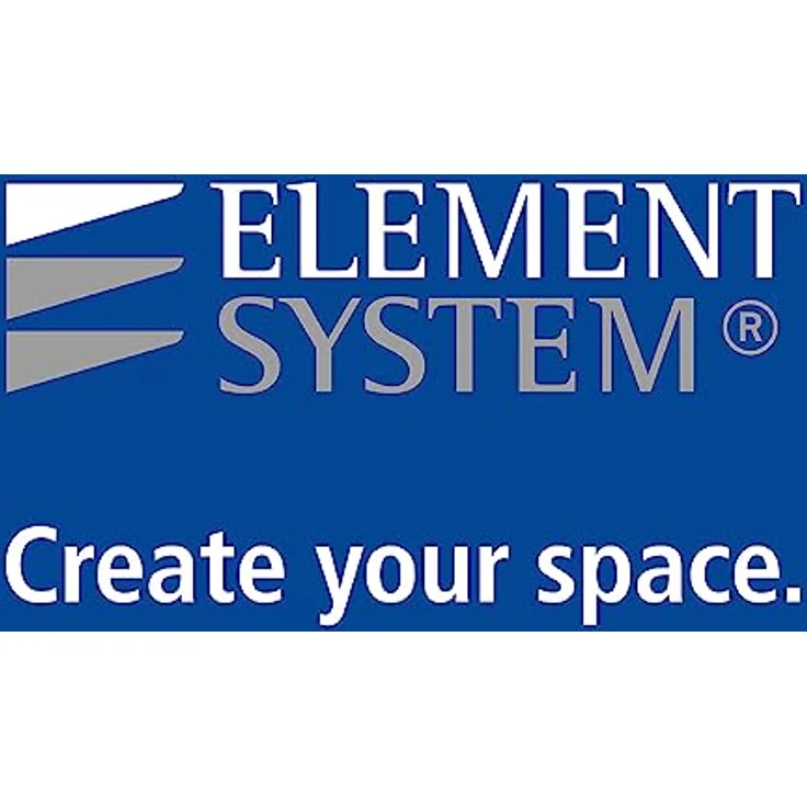 Element System 10700-00025 Stahlfachboden Regalboden - 2 Stück-B x T = 80 x 30 cm-weißaluminium-für Wandschiene und Pro-Regalträger – Bild 8