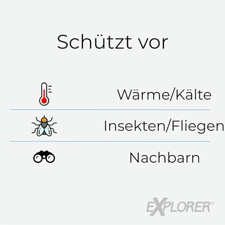 Flauschvorhang weiß-grau-blau Türvorhang Insektenschutz Vorhang Hitzeschutz – Bild 4