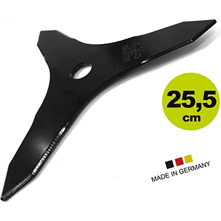 Ratioparts Freischneidermesser Dickichtmesser 3 Zahn, Außendurchmesser 255mm, Bohrungdurchmesser 25,4mm, Stärke 3mm, Schwarz – Bild 3