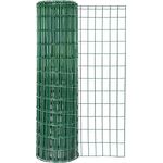 Alberts 604844 Schweißgitter Fix-Clip Pro®, verzinkter Stahl, grün kunststoffbeschichtet, Höhe 102 cm, Länge 25 m, Maschenweite 50 x 100 mm, Drahtstärke Ø 2,2 mm, 10 Jahre Garantie