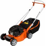 Oleo-Mac OHV GV44PK Auto, Benzin-Rasenmäher mit 41 cm Schnittbreite, 1,8 kW Leistung, 60 Liter Grasfangkorb