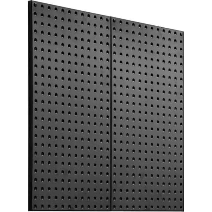 VEVOR Werkzeugwand, 61 x 30 cm, 2er-Set, Stahl-Stecktafel-Wand-Organizer mit hoher Tragfähigkeit, schwarz – Bild 1