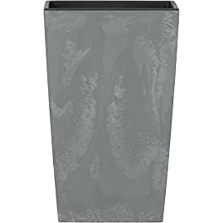 Deuba Pflanzkübel 26L, 50x26,5x26,5cm, Betonoptik mit Einlegeboden, Indoor und Outdoor, grau – Bild 2