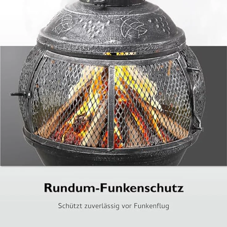 Tepro Feuerstelle ''Jacksonville'' gusseiserne Feuerwanne Durchmesser: 52 cm – Bild 6