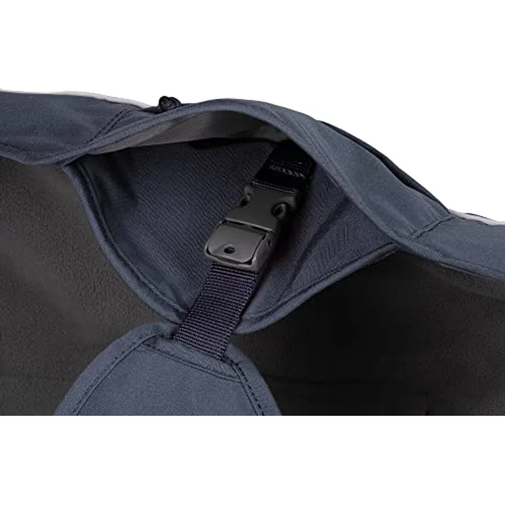 RUFFWEAR Overcoat Fuse 2-in-1-Kombination aus Hundemantel und -Geschirr, mit Fleece Gefütterte Hundejacke, Basaltgrau, Größe S – Bild 2