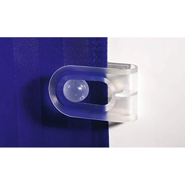 RIDDER Duschvorhangklammer FixIt, 2 Stück transparent - - Preisvergleich – Bild 3