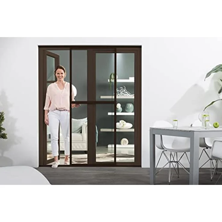 empasa Fliegengitter Insektenschutz Schiebetür 'COMFORT', 120 x 240 cm – Bild 2