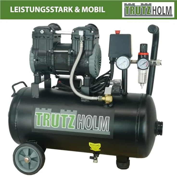 TrutzHolm Silent Flüsterkompressor Set 24L Kompressor 750W TH-fk24l – Bild 6