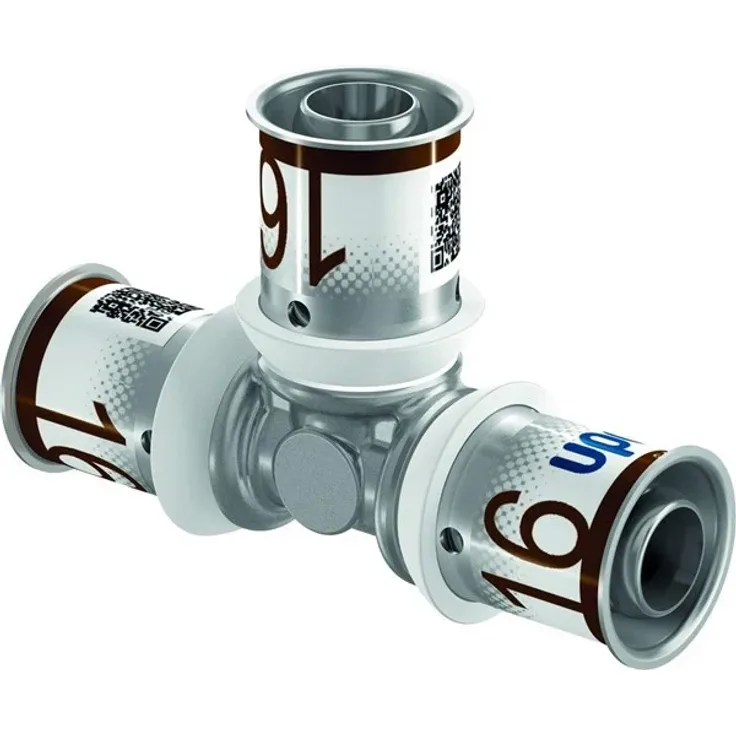 Uponor s-press plus pres tee 16 mm, Kompressions-Tee für Bewässerungszubehör